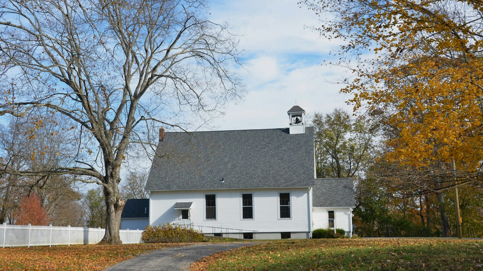 A small country church building